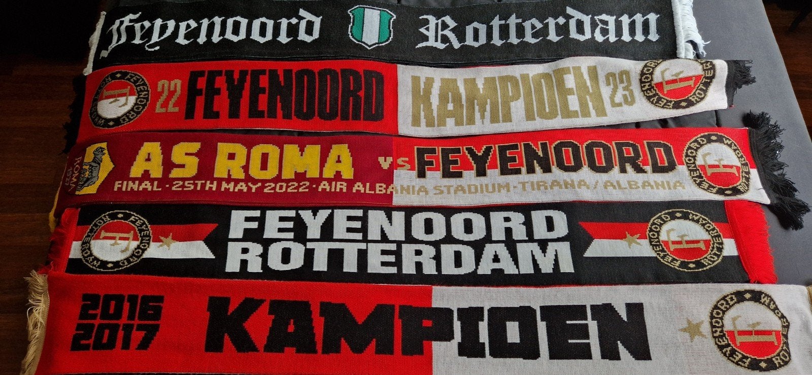 Feyenoord sjaals, Ophalen of Verzenden, Zo goed als nieuw, Feyenoord, Vaantje of Sjaal