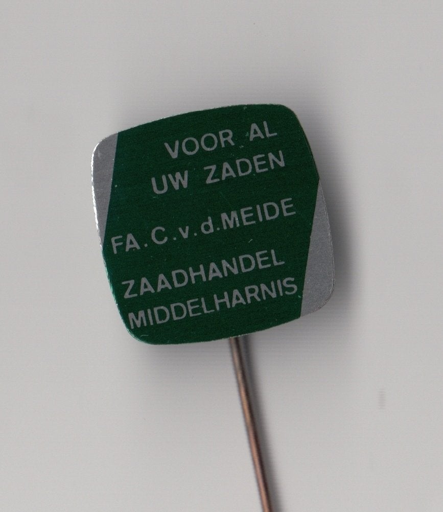 Middelharnis Zaadhandel vd Meide speldje, Gebruikt, Niet vindbaar, Niet vindbaar, Speldje of Pin