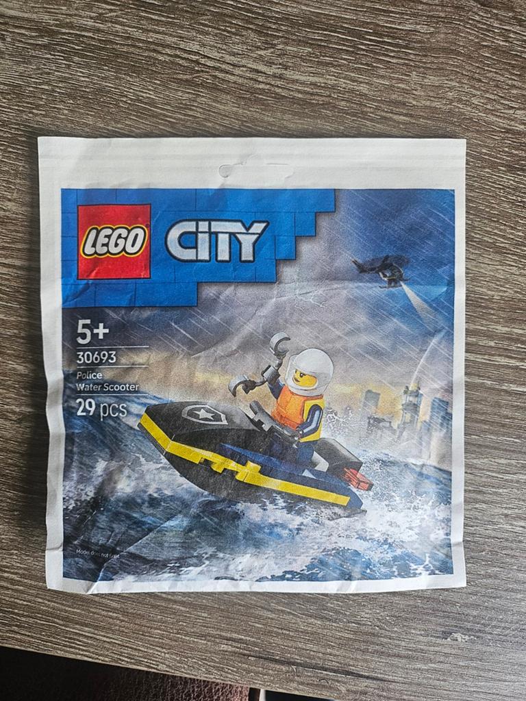 Lego City Police Waterscooter (30693) - Nieuw in zakje, Inclusief minifiguren, City, Lego, Nieuw