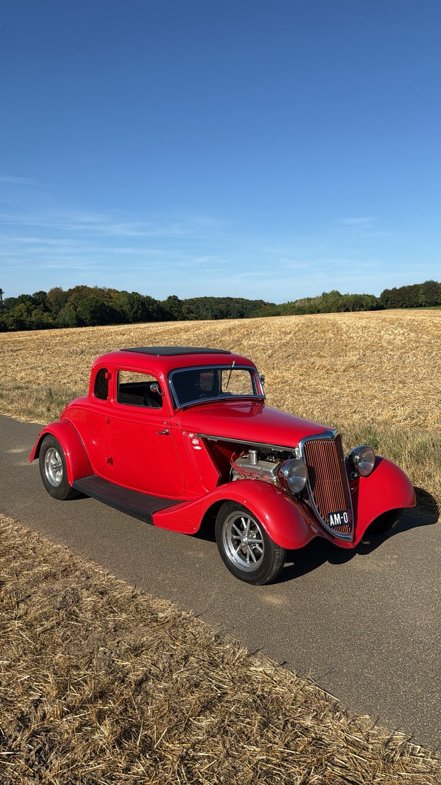 1934 Ford 5 window coupe Hotrod Street rod All steel V8, Bedrijf, Te koop
