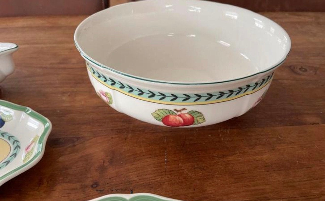 Villeroy & Boch French Garden groot rond schaal 25cm, Villeroy & Boch, Ophalen of Verzenden, Overige stijlen, Porselein