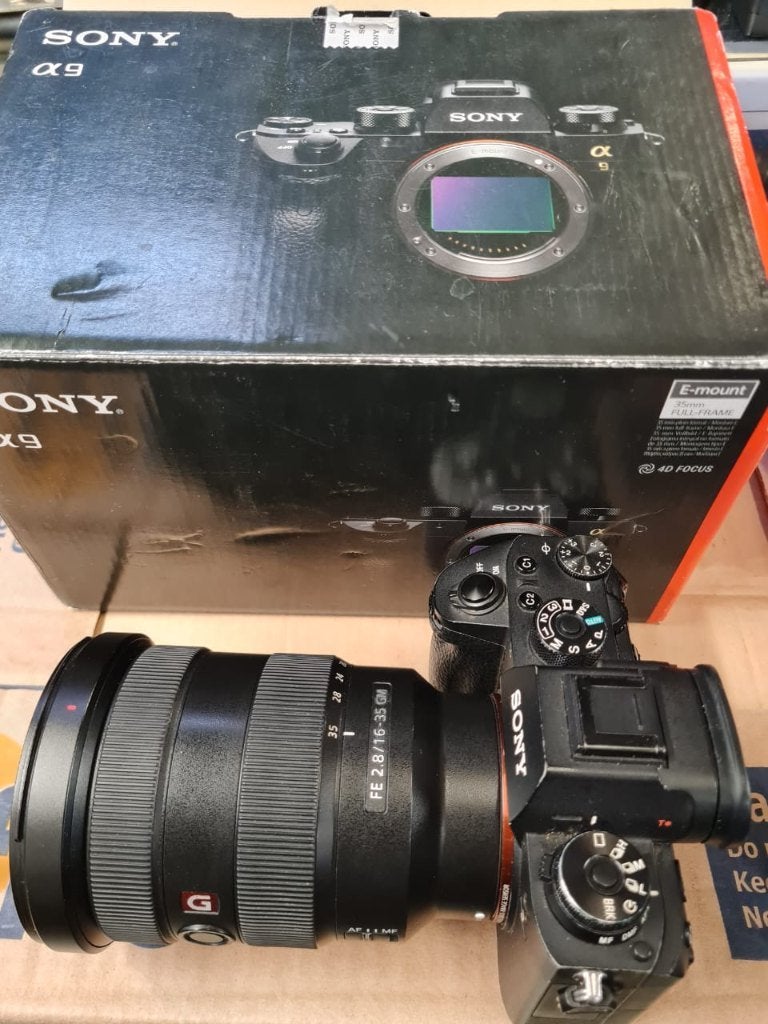 Sony Alpha 9 (A9) Full-Frame Systeemcamera Body, Gebruikt, 24 megapixels, WiFi, Sony