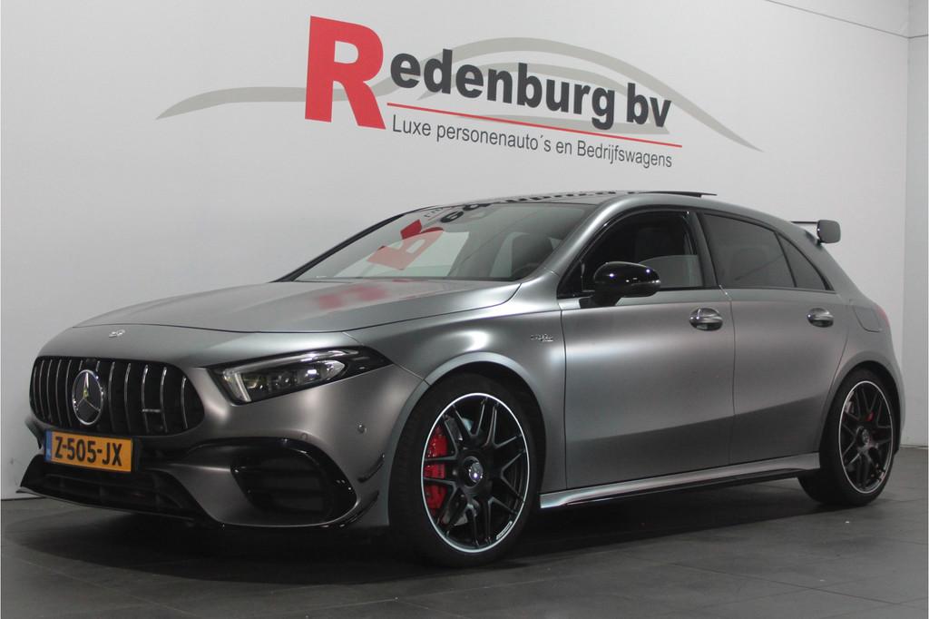 Mercedes-Benz A-Klasse AMG 45 S 4MATIC+ - Pano - Aerodynamic, Auto's, Automaat, Gebruikt, 4 cilinders, 11 km/l
