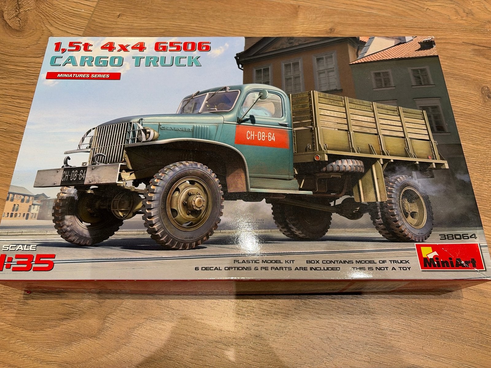 MiniArt 1.5t 4x4 G506 Cargo Truck modelbouwkit, Overige merken, 1:32 tot 1:50, Nieuw, Ophalen of Verzenden