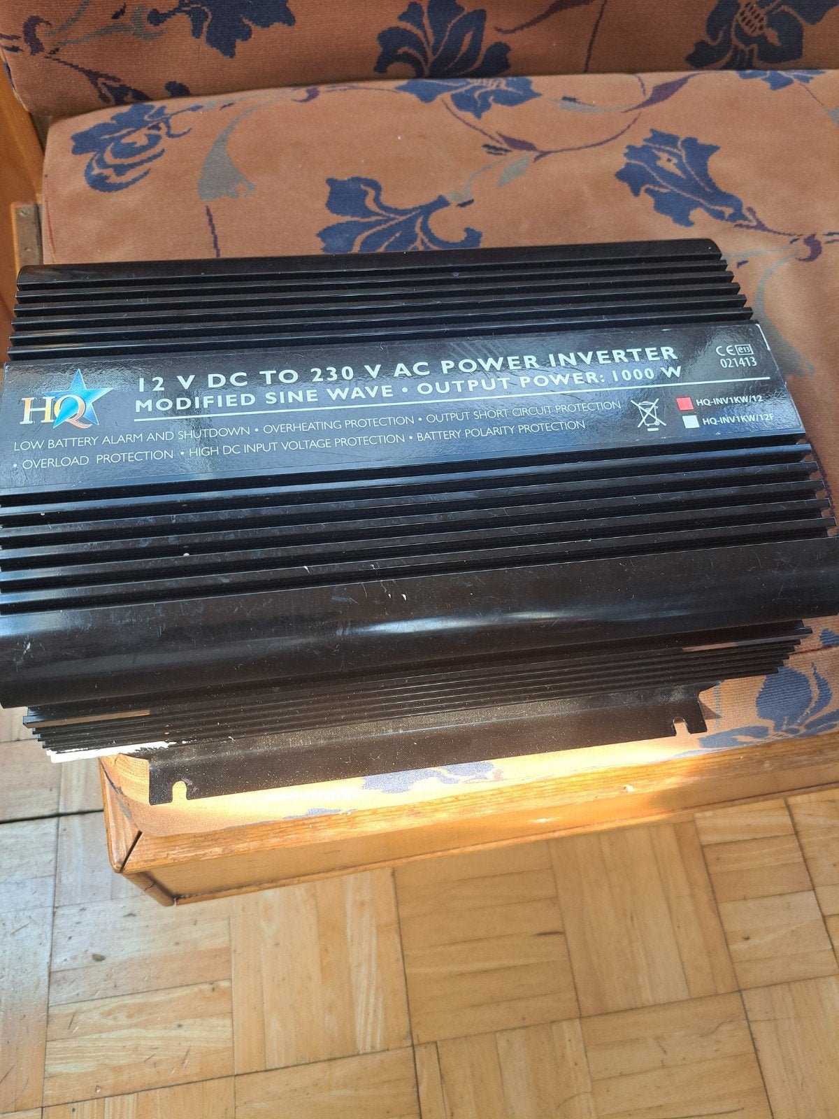 HQ 1000W Omvormer 12V DC naar 230V AC Modified Sine Wave, Ophalen of Verzenden, Gebruikt