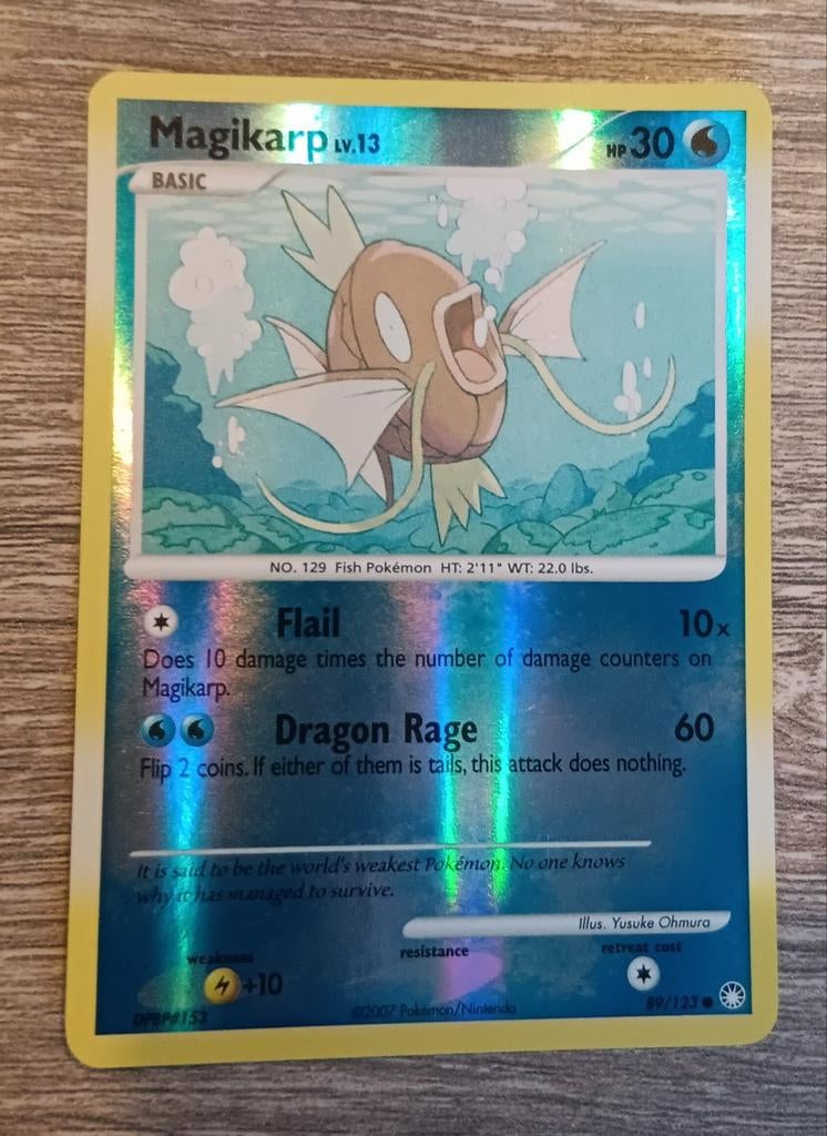 Magikarp lv.13 rev.holo Mysterious Treasures, Hobby en Vrije tijd, Verzamelkaartspellen | Pokémon, Ophalen of Verzenden, Zo goed als nieuw