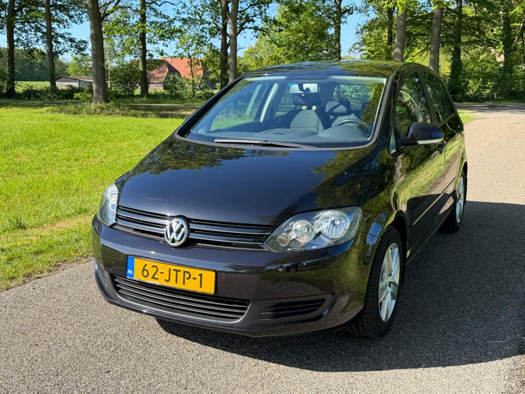 Volkswagen Golf Plus 1.4 TSI 90KW Dsg7 2009 Zwart, Zwart, Leder en Stof, Origineel Nederlands, Particulier