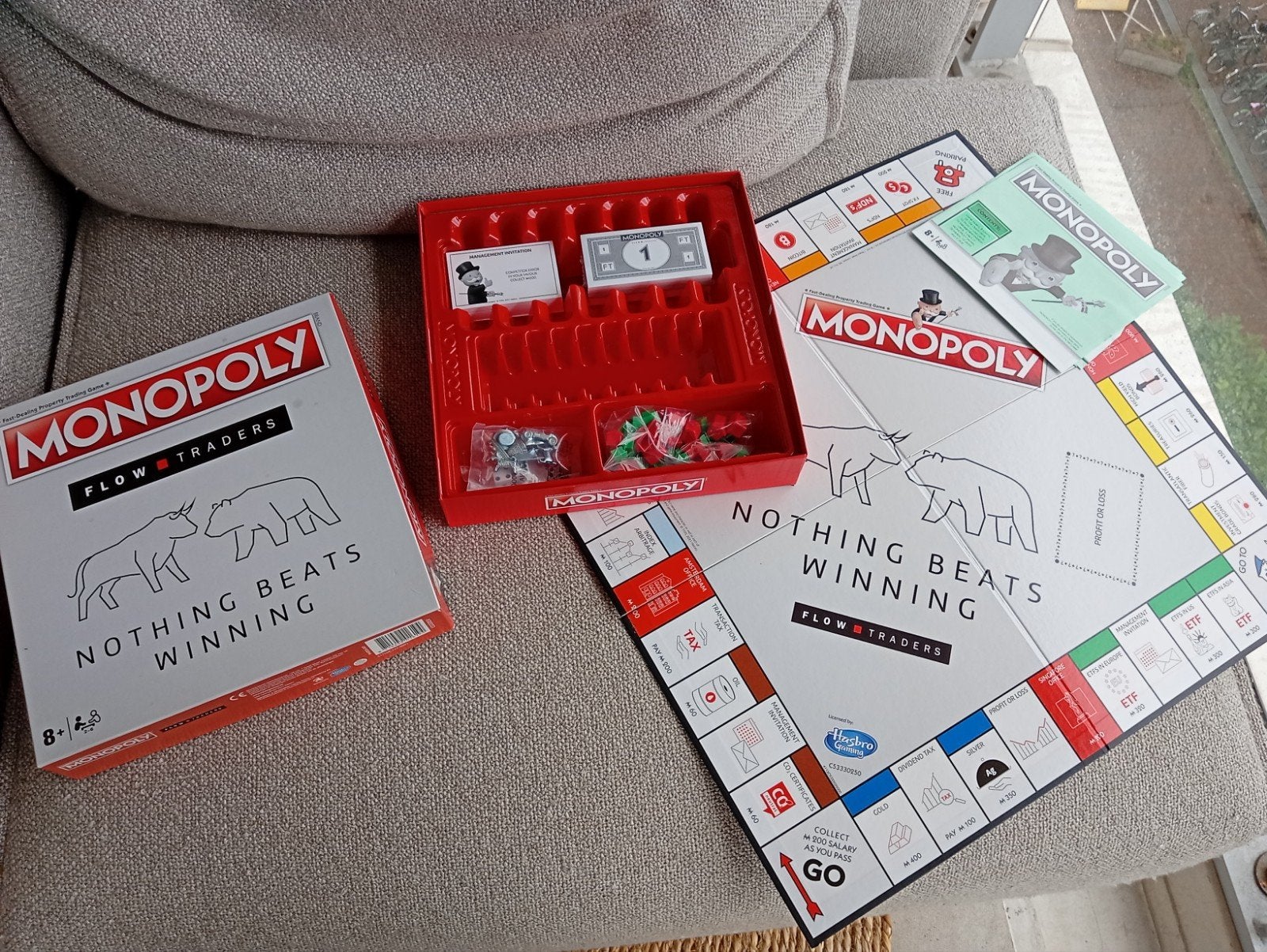 Monopoly Flow Traders Editie - Nieuwstaat, Hobby en Vrije tijd, Gezelschapsspellen | Bordspellen, Ophalen of Verzenden, Nieuw