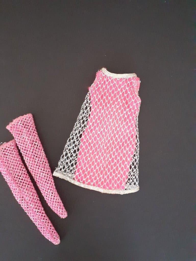 Vintage Francie fashion "The Silver Cage" (1968), Verzamelen, Poppen, Verzenden, Gebruikt, Kleertjes