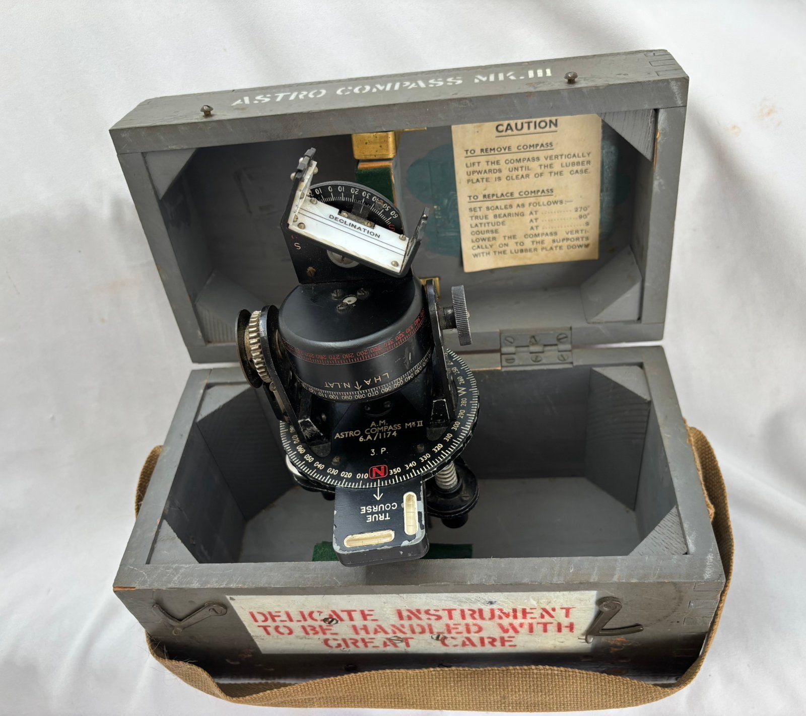 RAF astro compass WO2, Ophalen, Luchtmacht, Engeland