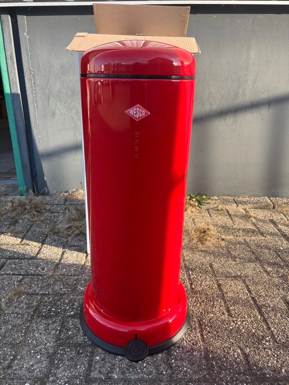 WESCO Big Baseboy Prullenbak 30L rood, Huis en Inrichting, 40 liter of meer, Ophalen of Verzenden, Zo goed als nieuw