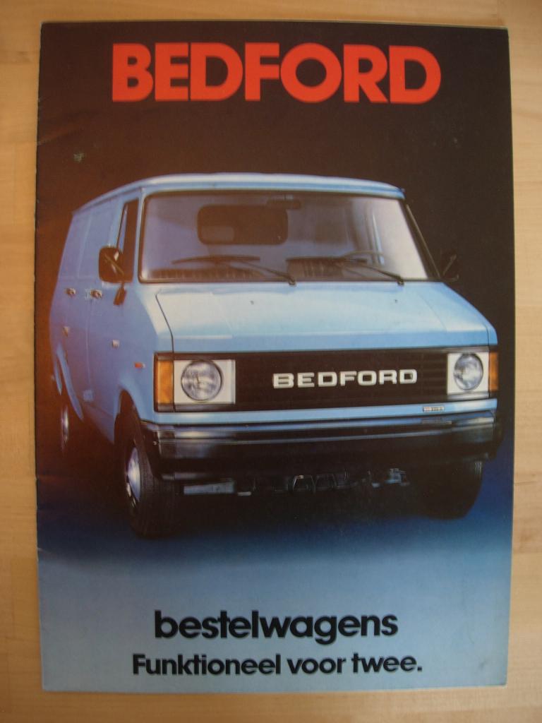 Bedford Bestelwagen Brochure ca 1981 – CF 230 250 280 350, Ophalen of Verzenden, Overige merken, Bedford, Gelezen