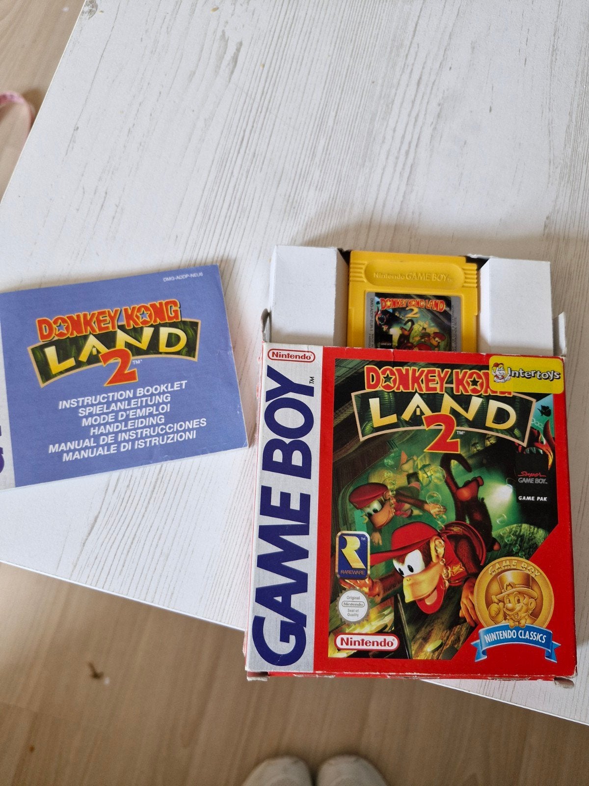 Donkey Kong Land 2 Game Boy - Compleet met doos en boekje, Spelcomputers en Games, Games | Nintendo Game Boy, Gebruikt, 1 speler