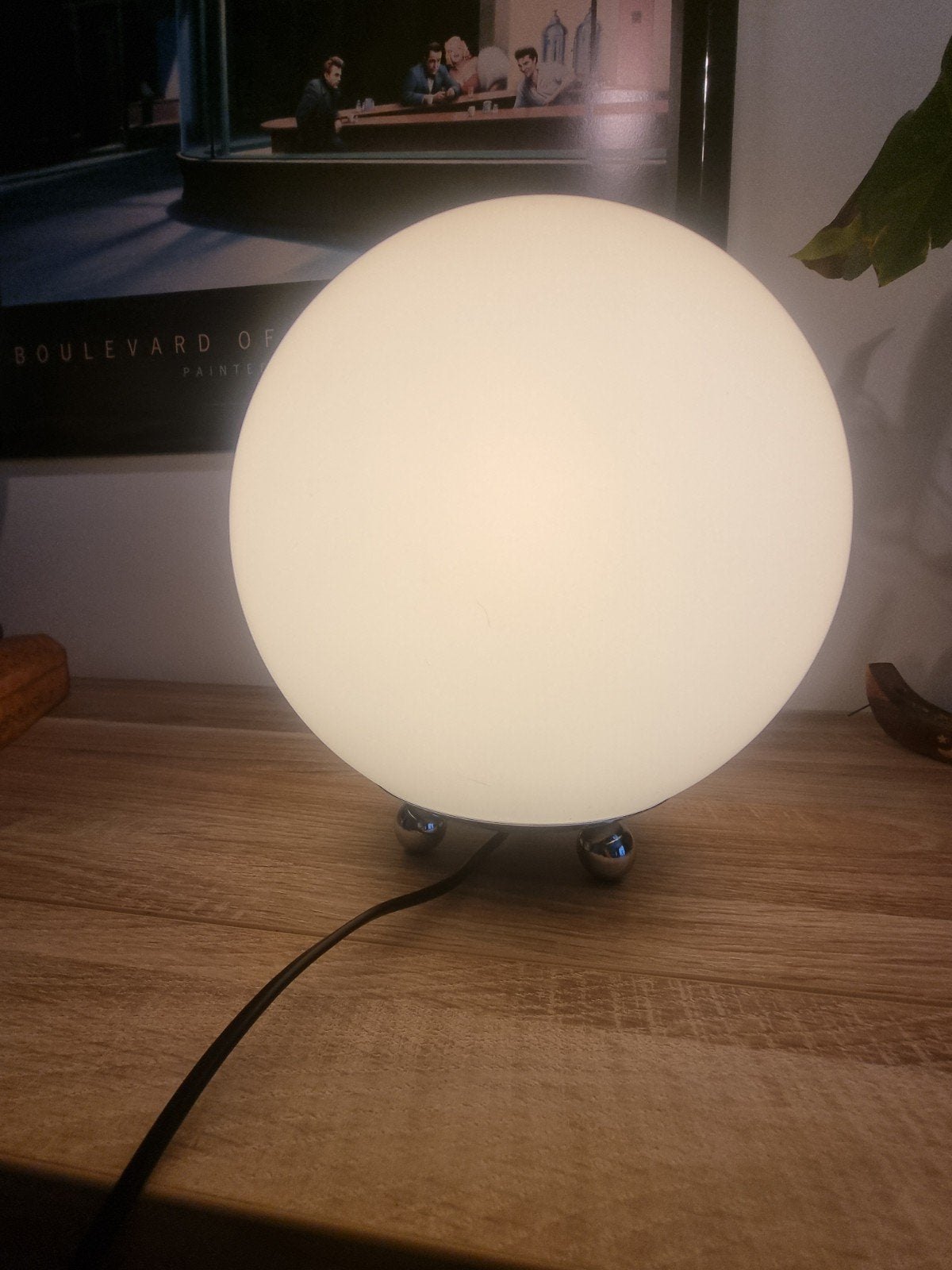 franse vintage tafellamp lpe bola, Ophalen of Verzenden, Huis en Inrichting