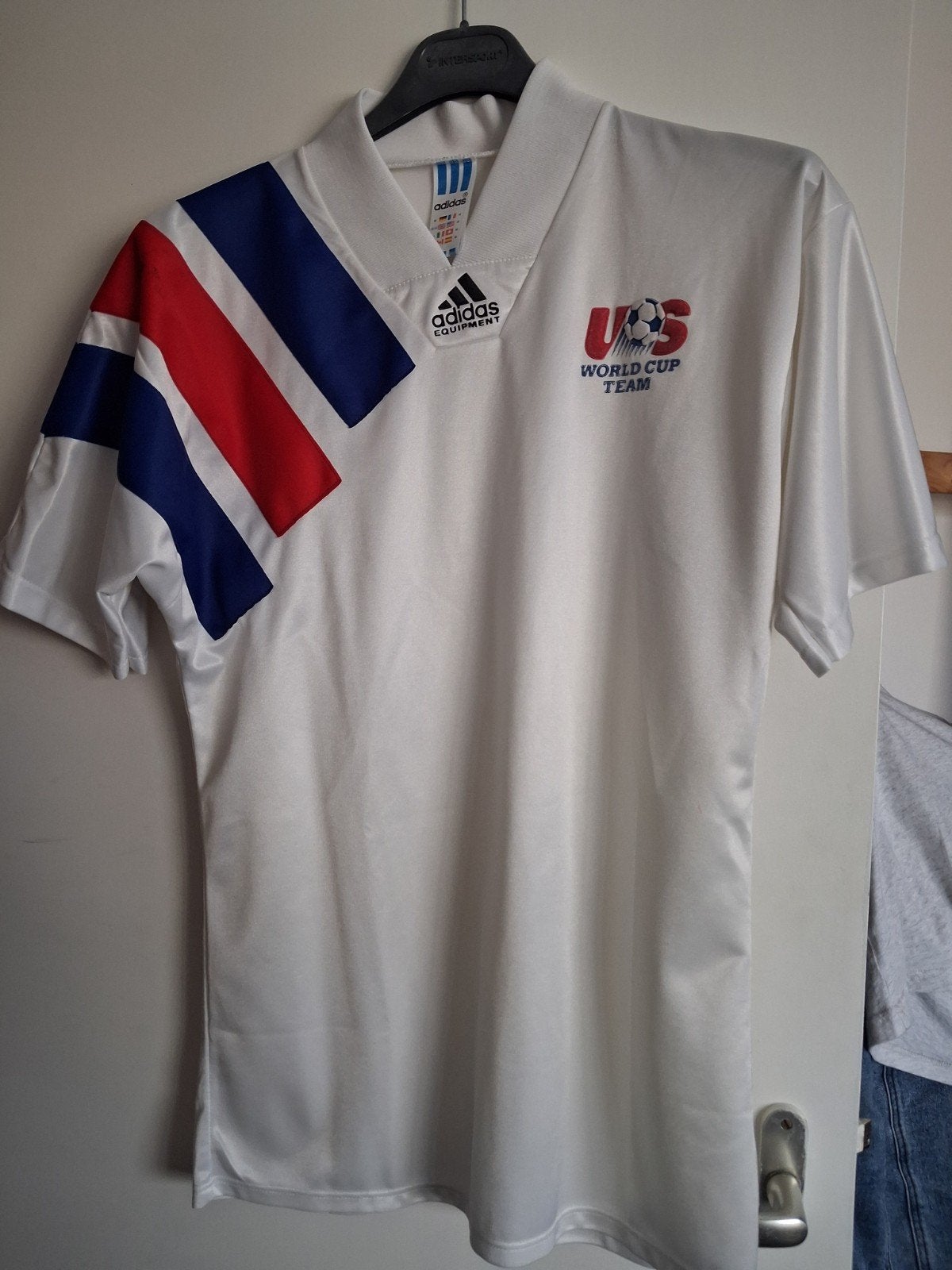 Usa vs Verenigde Staten shirt Adidas vintage medium, Ophalen of Verzenden, Maat 48/50 (M)