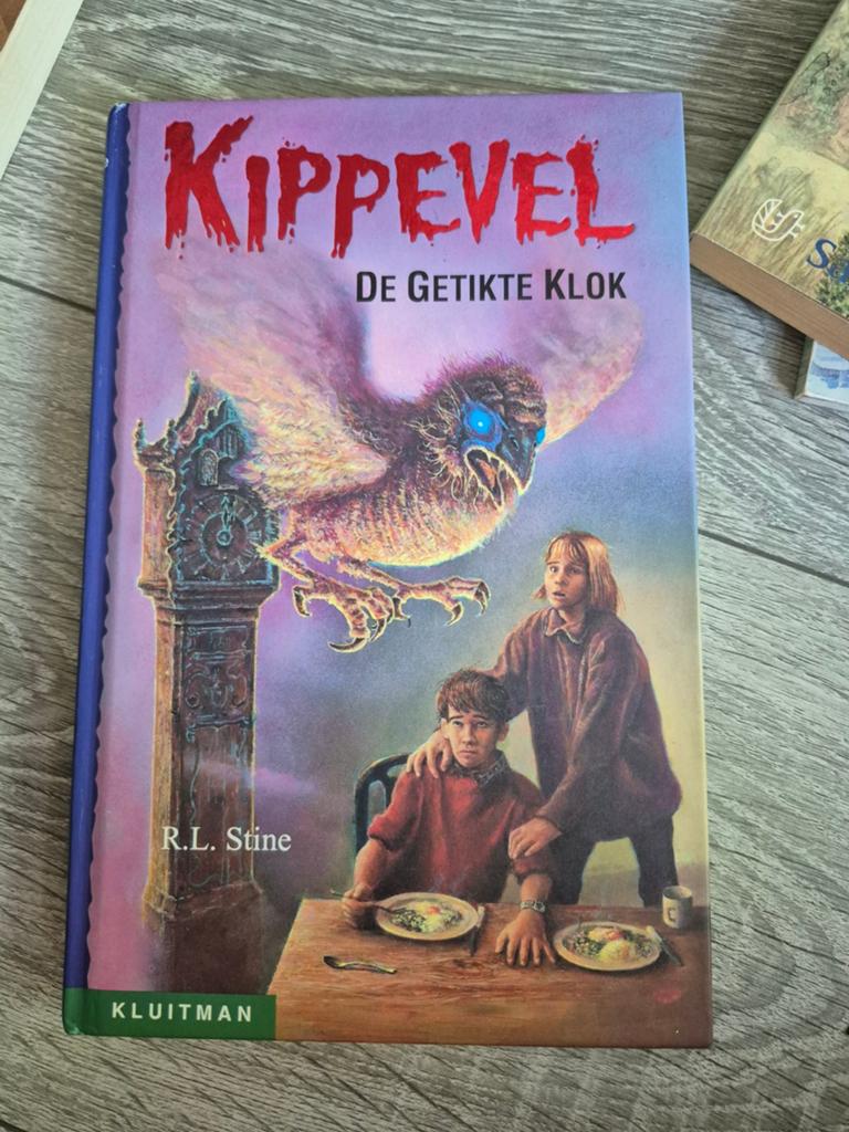 Kippevel: De Getikte Klok - R.L. Stine (Horror Jeugd), Boeken, Kinderboeken | Jeugd | 13 jaar en ouder, Ophalen of Verzenden, Gelezen