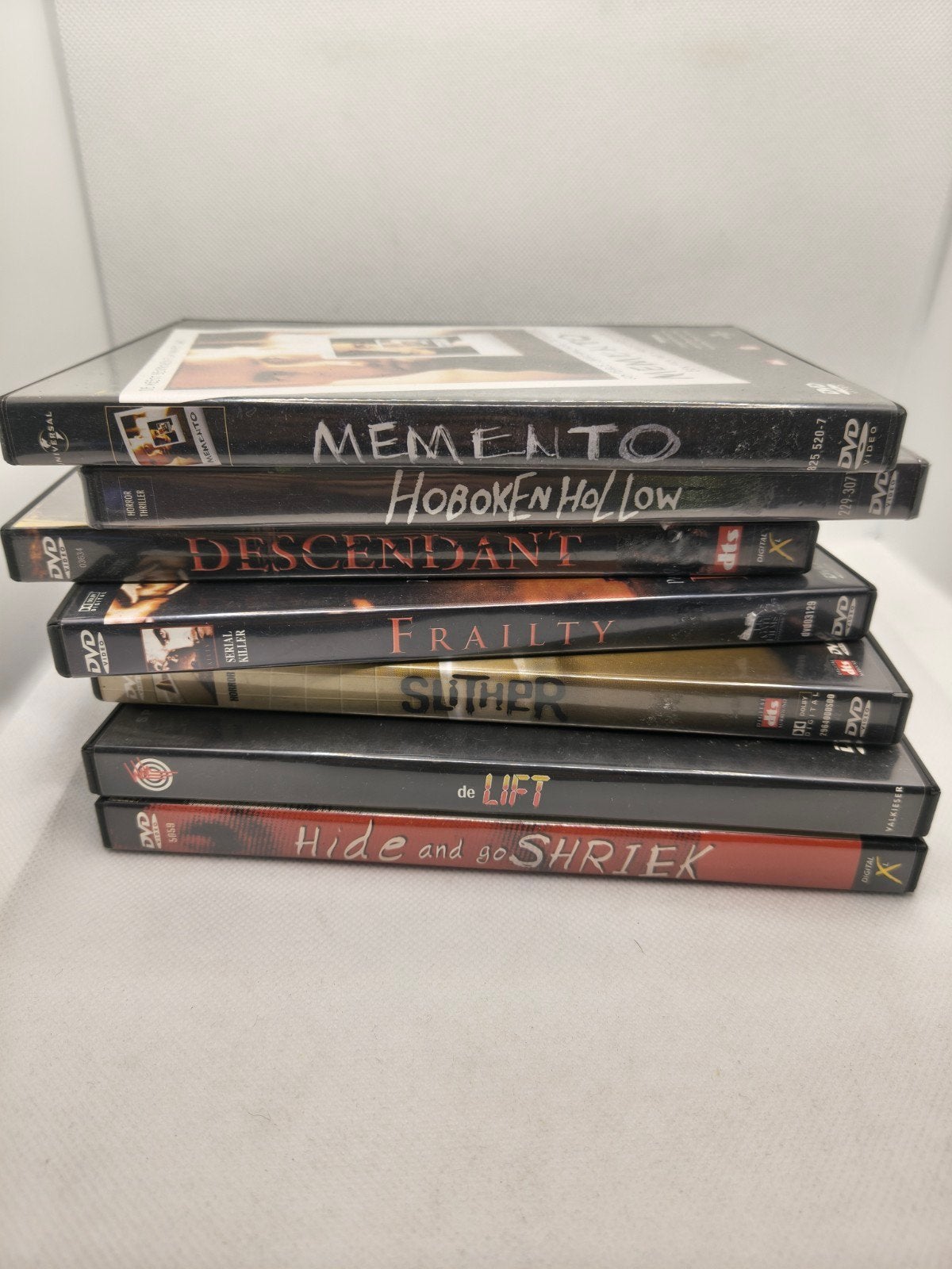 Véél horror/thriller dvd's, Vanaf 16 jaar, Ophalen of Verzenden, Zo goed als nieuw, Overige genres