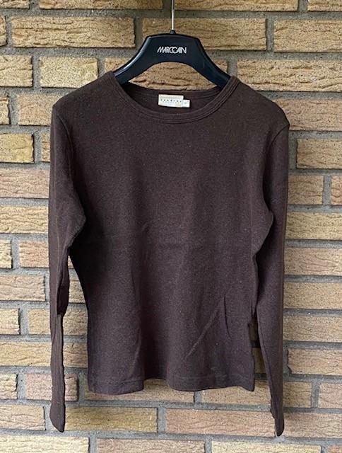Xandres top bruin gemeleerd maat S, Kleding | Dames, Bruin, Verzenden, Nieuw, Lange mouw