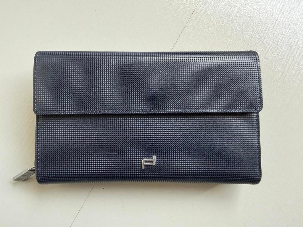 Porsche Design Pasjeshouder/Portemonnee Donkerblauw, Overige merken, Gebruikt, Blauw, Ophalen of Verzenden