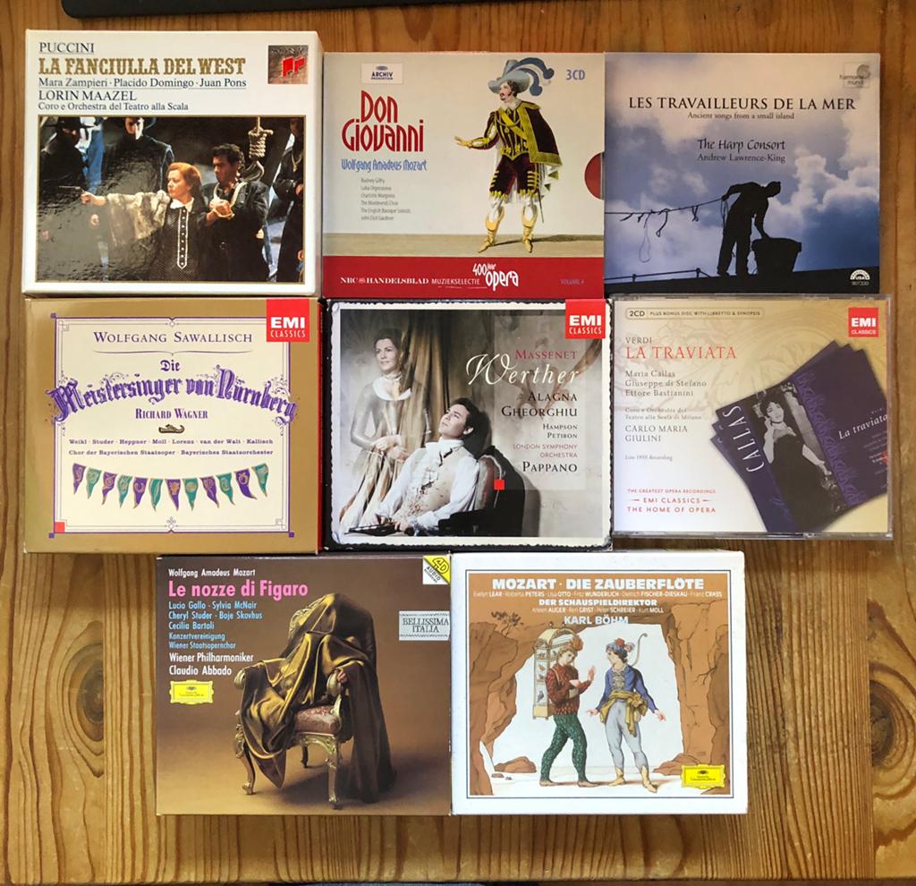 Klassieke CD boxen sets van 8 stuks, Cd's en Dvd's, Cd's | Klassiek, Ophalen of Verzenden, Zo goed als nieuw, Boxset