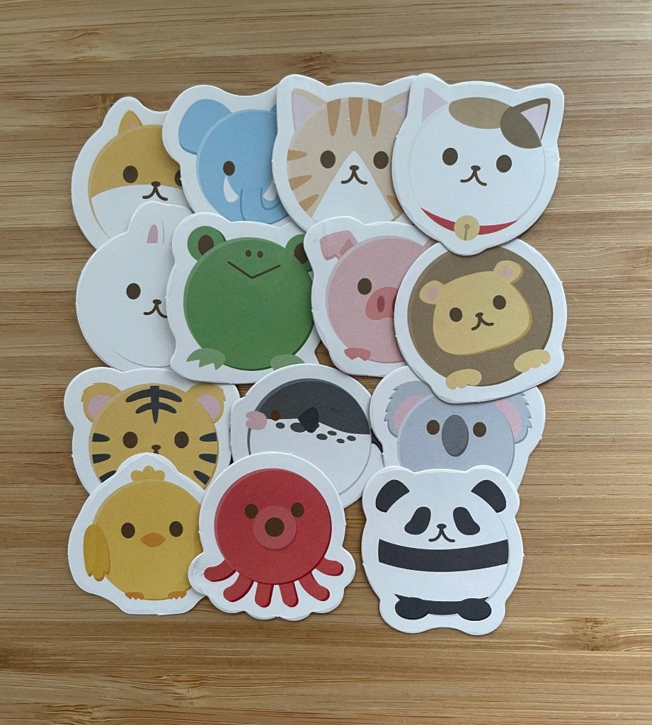 Dieren stickers, Verzenden, Nieuw, Meerdere stickers