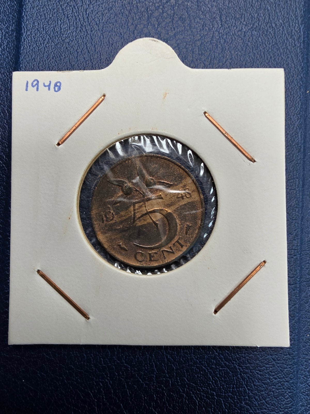 Nederland 5 Cent 1948 Koningin Wilhelmina, Postzegels en Munten, Munten | Nederland, Ophalen of Verzenden, Koningin Wilhelmina