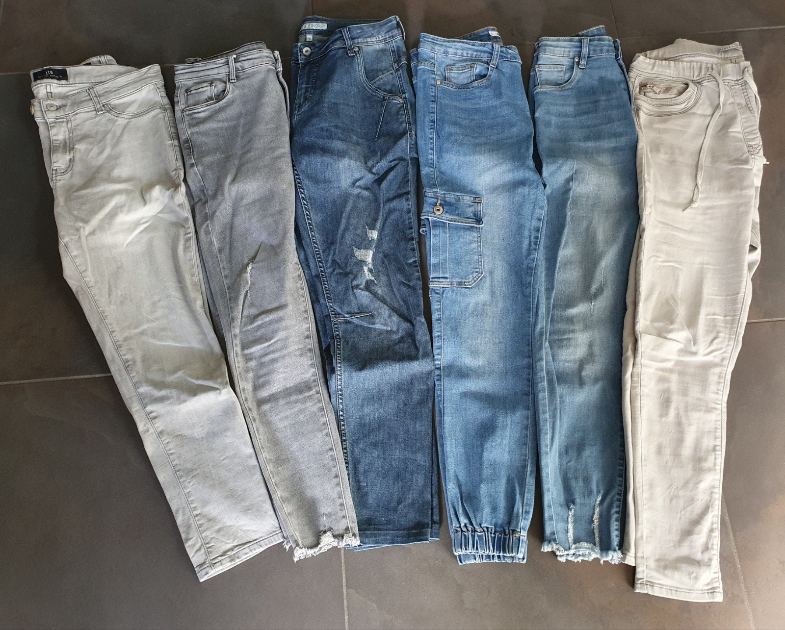 Dames stretch merk spijkerbroeken mt 38-40. 6 stuks zgan, Kleding | Dames, Spijkerbroeken en Jeans, Blauw, Ophalen of Verzenden