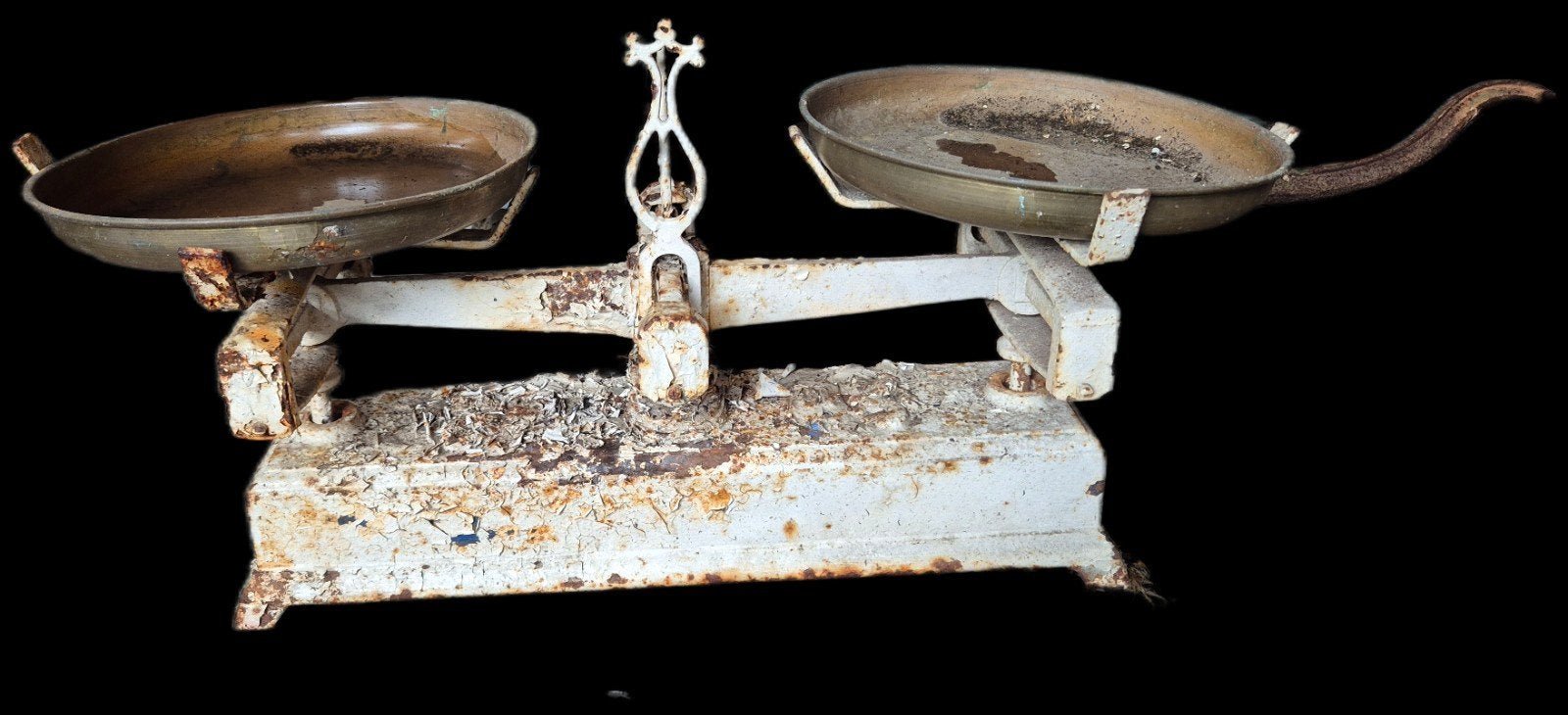 Antieke weegschaal - Decoratief item, Antiek en Kunst, Antiek | Overige Antiek, Ophalen