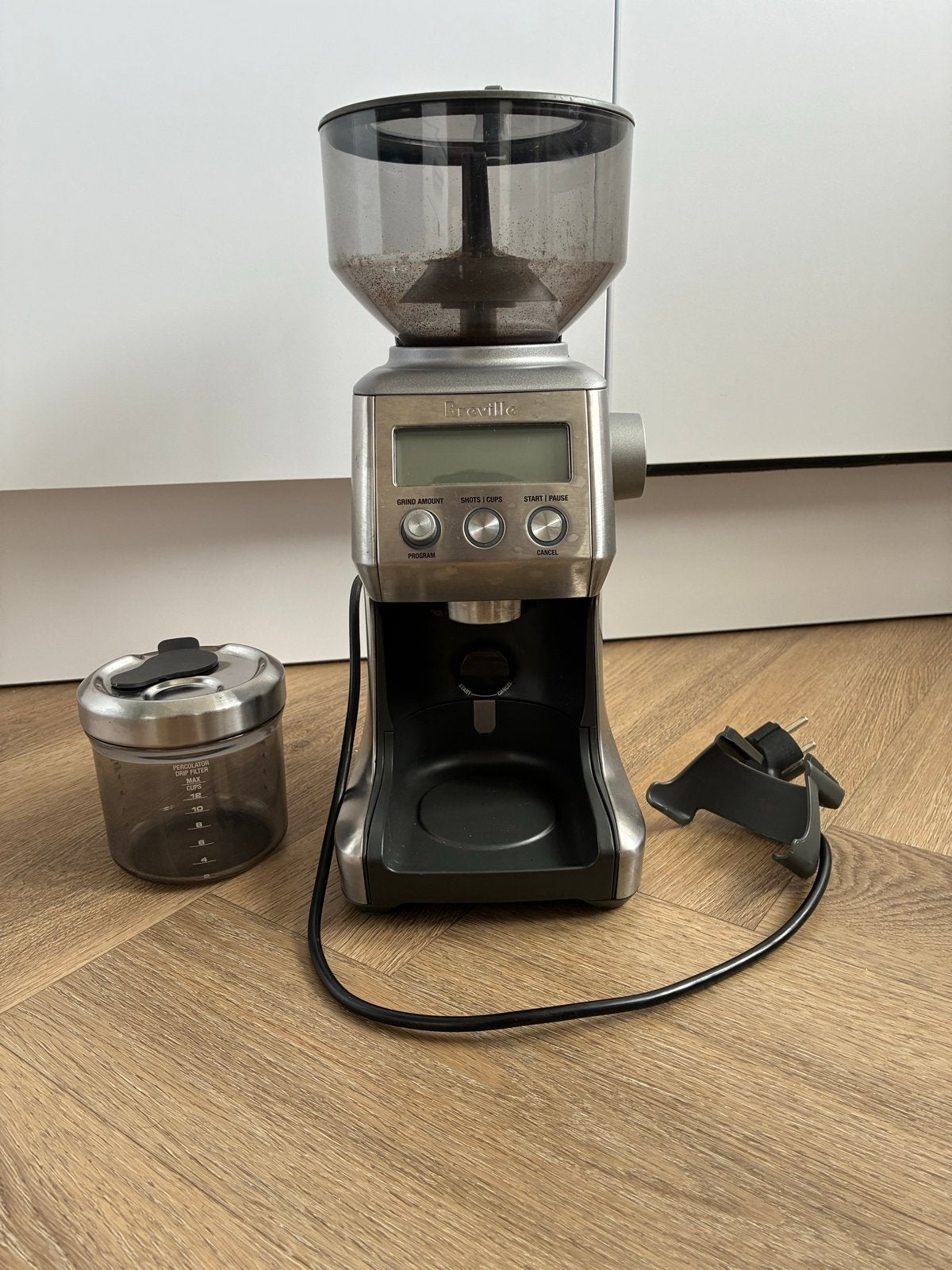 Breville (Sage) Smart Koffiemolen (met accessories), Ophalen, Zo goed als nieuw, Overige modellen, Koffiebonen