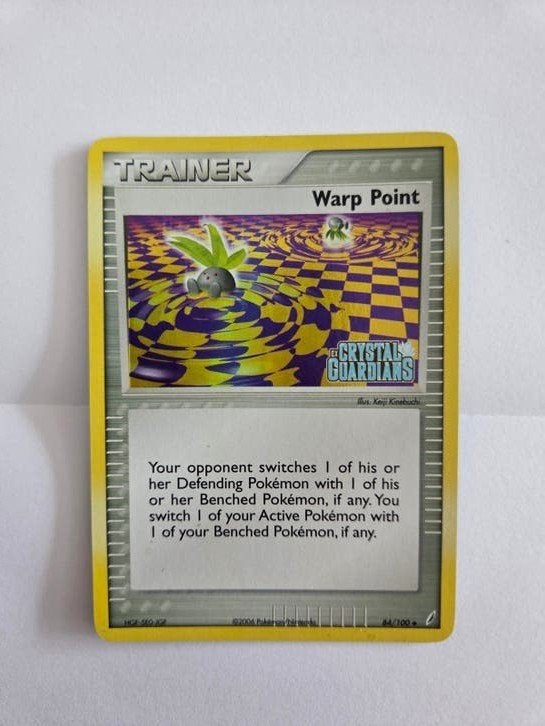 Pokémon TCG Warp Point Trainer Kaart - Crystal Guardians, Ophalen of Verzenden, Gebruikt, Losse kaart
