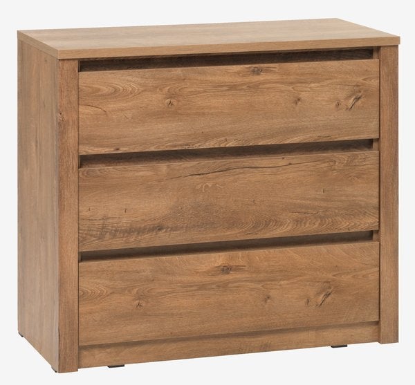 Ladekast, Ophalen, Wild eiken, 50 tot 100 cm, Zo goed als nieuw