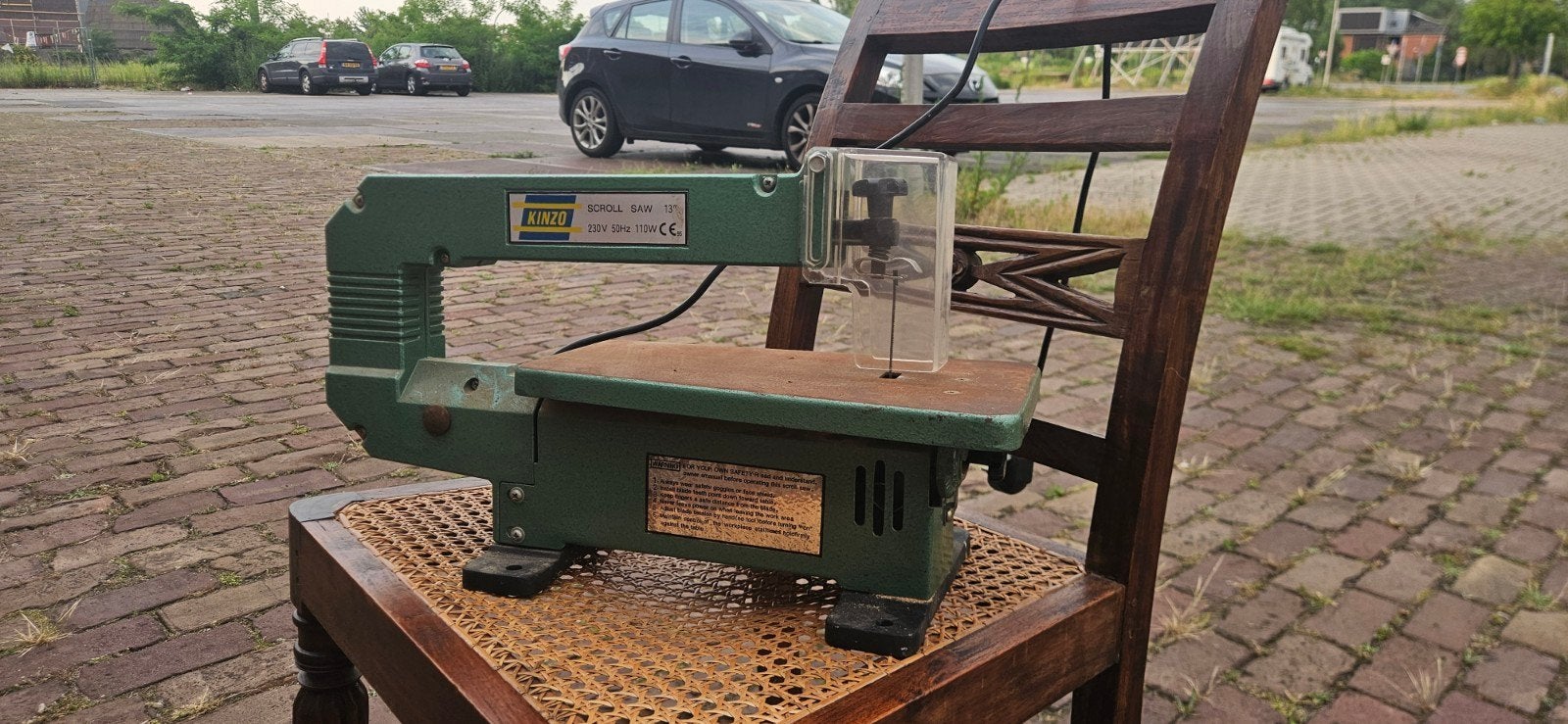 Kinzo Figuurzaagmachine met extra zaagjes, Ophalen, Minder dan 30 mm, Gebruikt, Kinzo