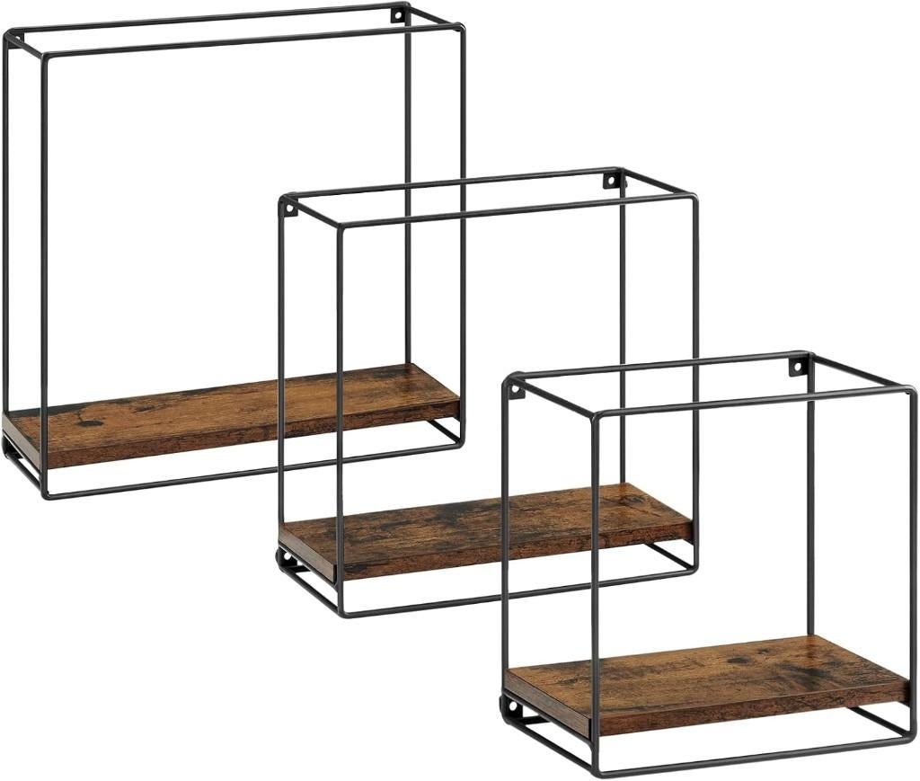 Wandplank, set van 3-Wandplank-Zwevende plank-metalen, Ophalen of Verzenden, Nieuw
