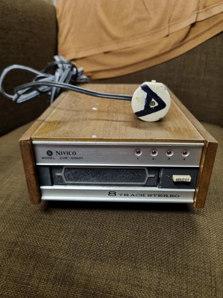 Vintage Nivico (jvc) 8-track speler CHR 100UH, Ophalen of Verzenden
