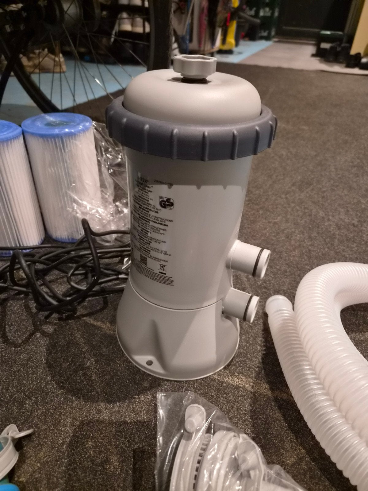 Zwembadpomp Intex Krystal Clear met extra onderdelen, Ophalen, Gebruikt, Zwembadpomp