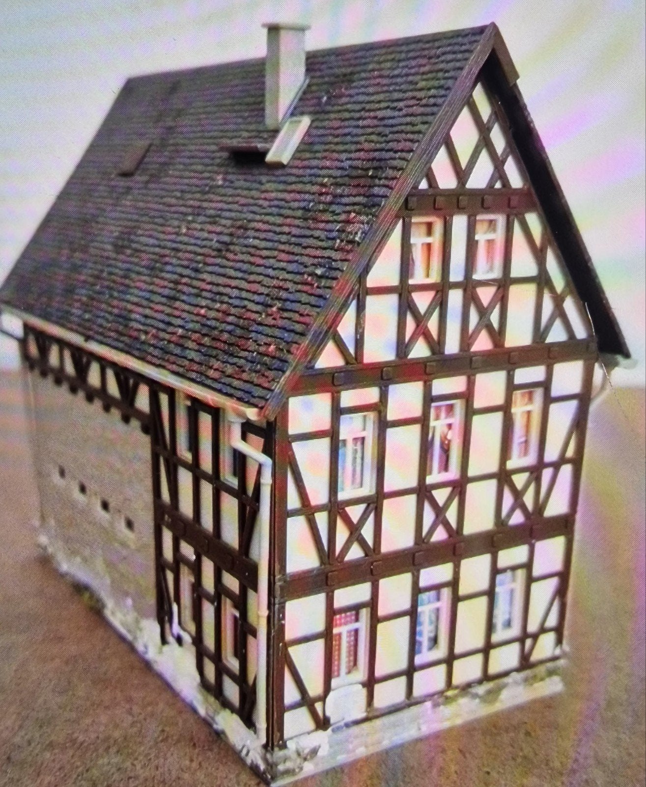 VOLLMER HO BOERDERIJHUIS, Hobby en Vrije tijd, Ophalen of Verzenden, Gelijkstroom of Wisselstroom, Brug, Tunnel of Gebouw, Overige merken