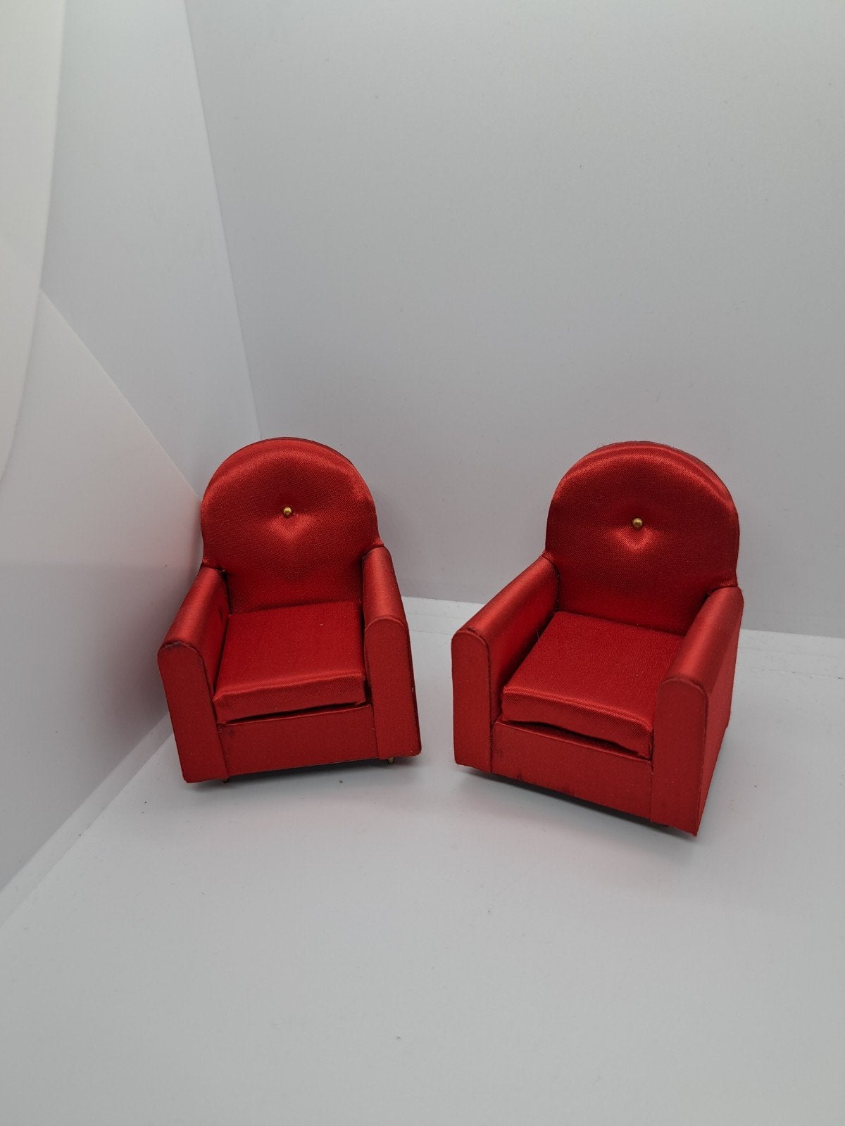 Fauteuil's Petite princess/Lundby 1:16/1:18, Ophalen of Verzenden, Zo goed als nieuw, Poppenhuis
