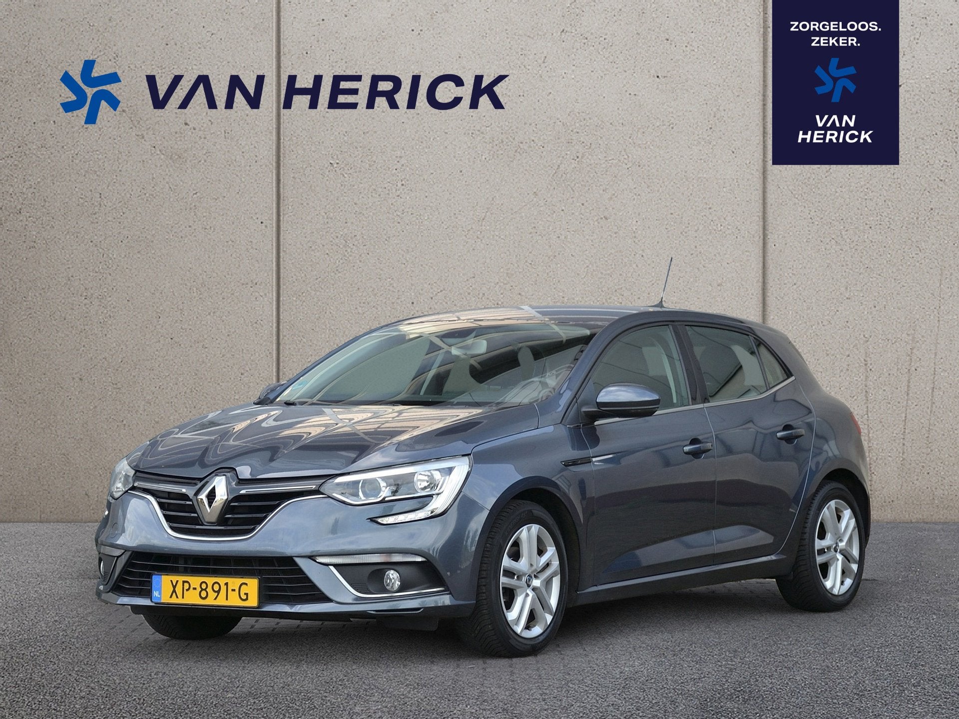 Renault Mégane 1.2 TCe Zen | Navigatie | Trekhaak | Climate, Auto's, Gebruikt, 4 cilinders, 1650 kg, Bedrijf