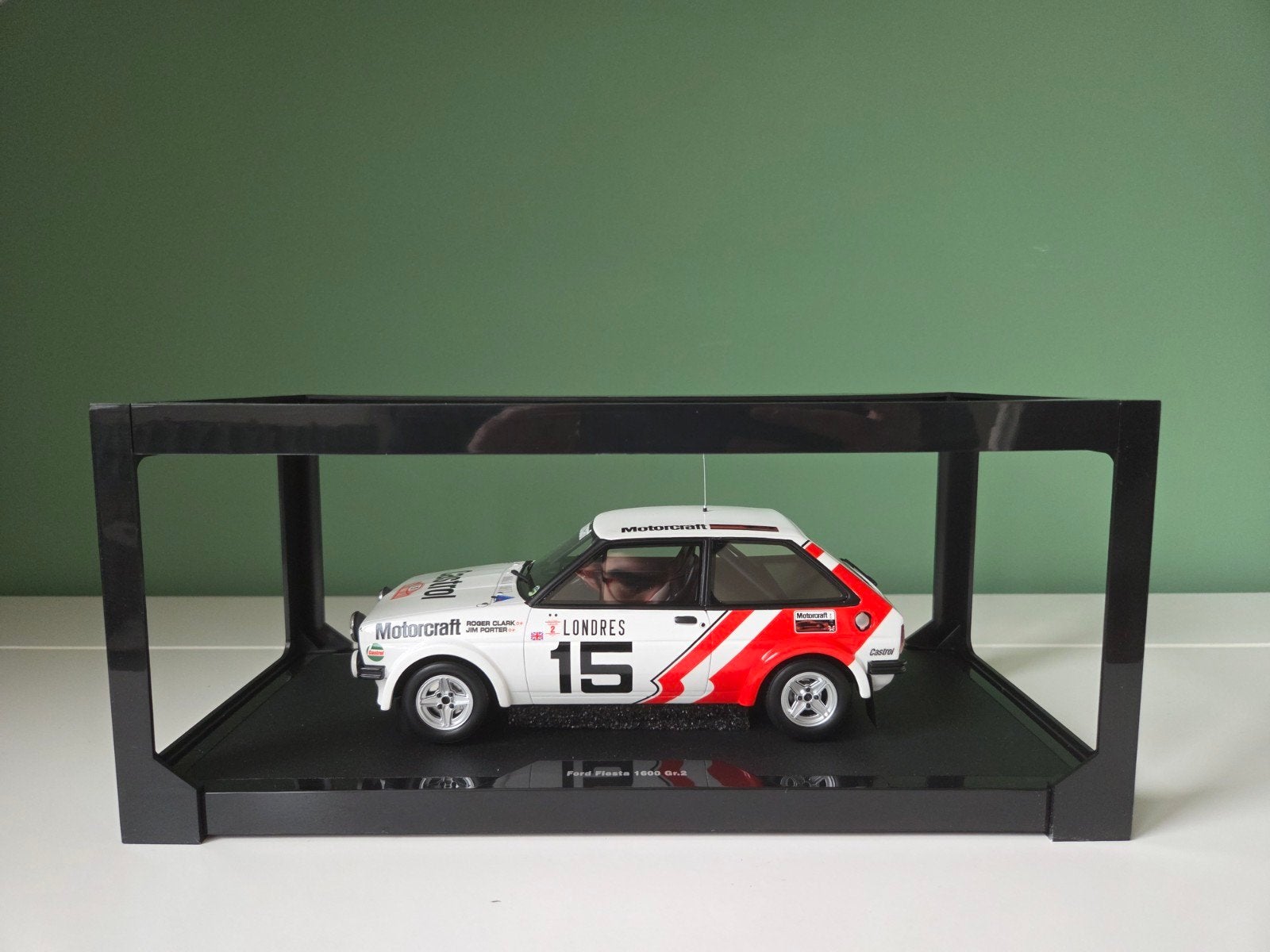 Otto Mobile Ford Fiesta 1600 Gr.2 Rallye Monte Carlo OT1271, Hobby en Vrije tijd, Ophalen of Verzenden, Zo goed als nieuw, Auto