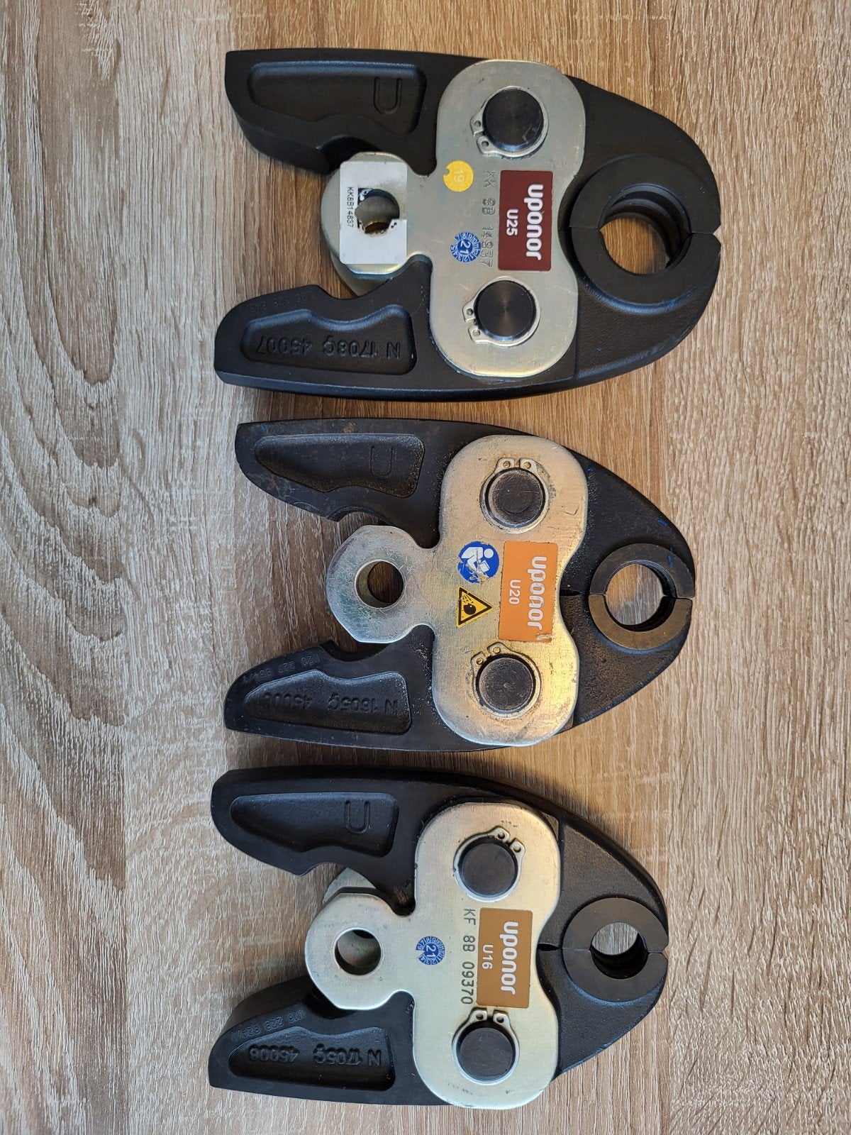 Nieuwe Uponor persbekken U16, U20, U25 set, Ophalen of Verzenden, Nieuw