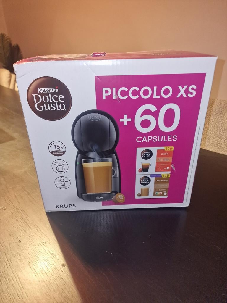 Dolce Gusto Piccolo XS + 60 capsules, Witgoed en Apparatuur, Koffiezetapparaten, Ophalen, Nieuw, Koffiemachine