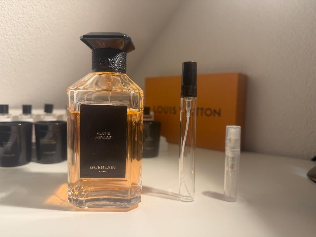 Peche Mirage decant sample split parfum, Verzenden, Nieuw