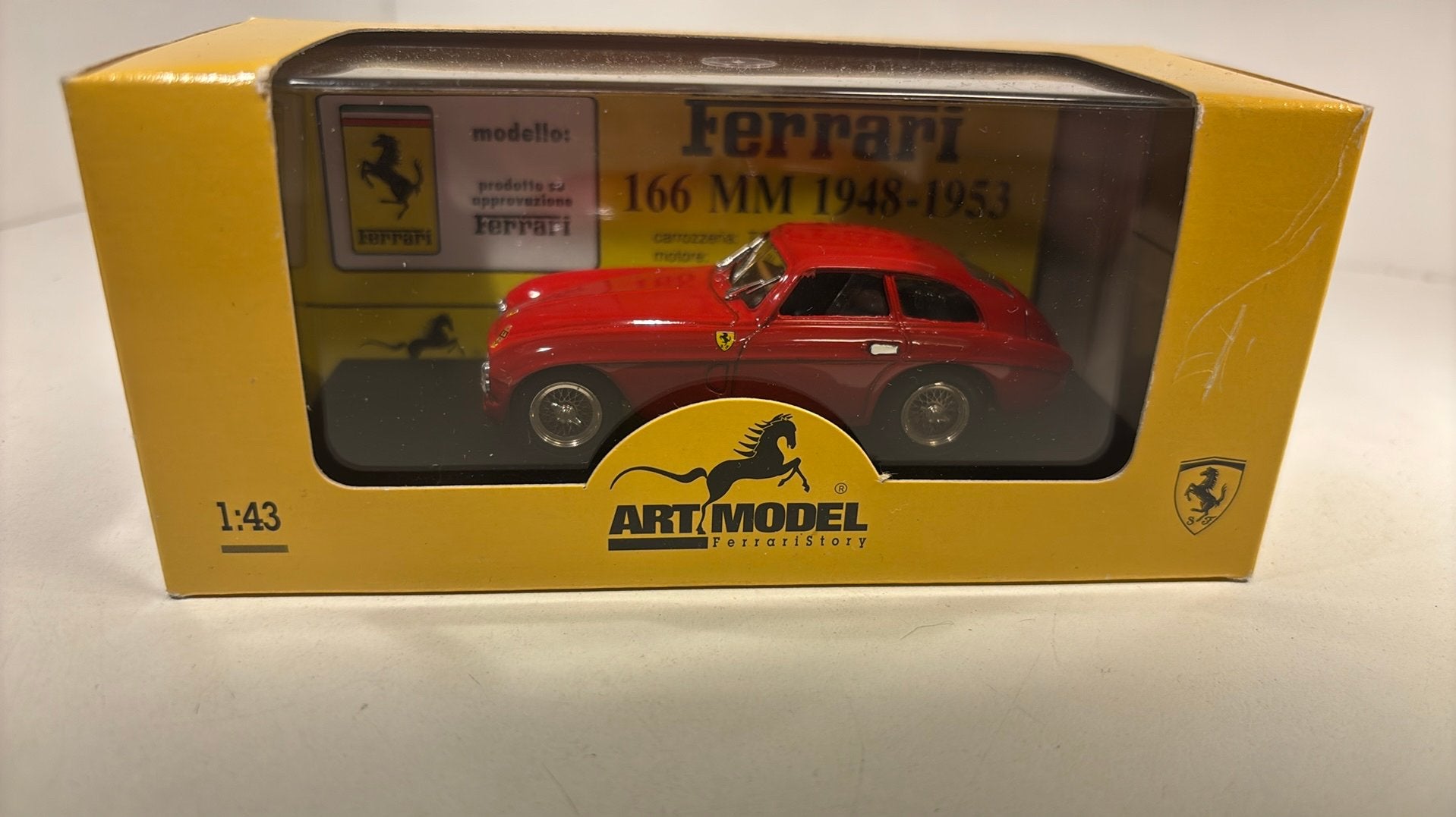 Ferrari 166 mm art model 1.43, Overige merken, Auto, Ophalen of Verzenden, A