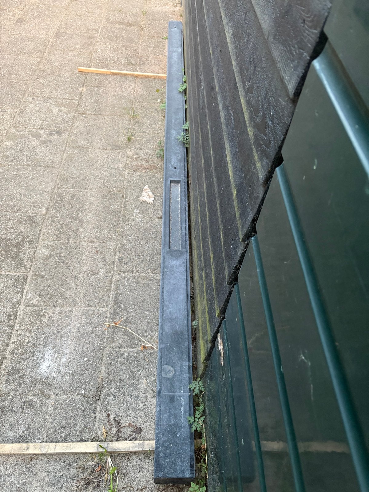 Antraciet beton  paaltjes/ poer, Ophalen, Kunststof, Gebruikt, Blok