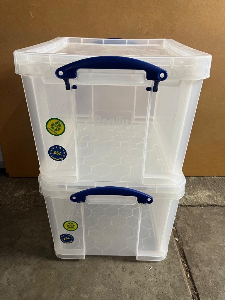 Really Useful Box 35L set van 2 | Van €44, nu, Kunststof, Nieuw, Ophalen of Verzenden, Really Useful