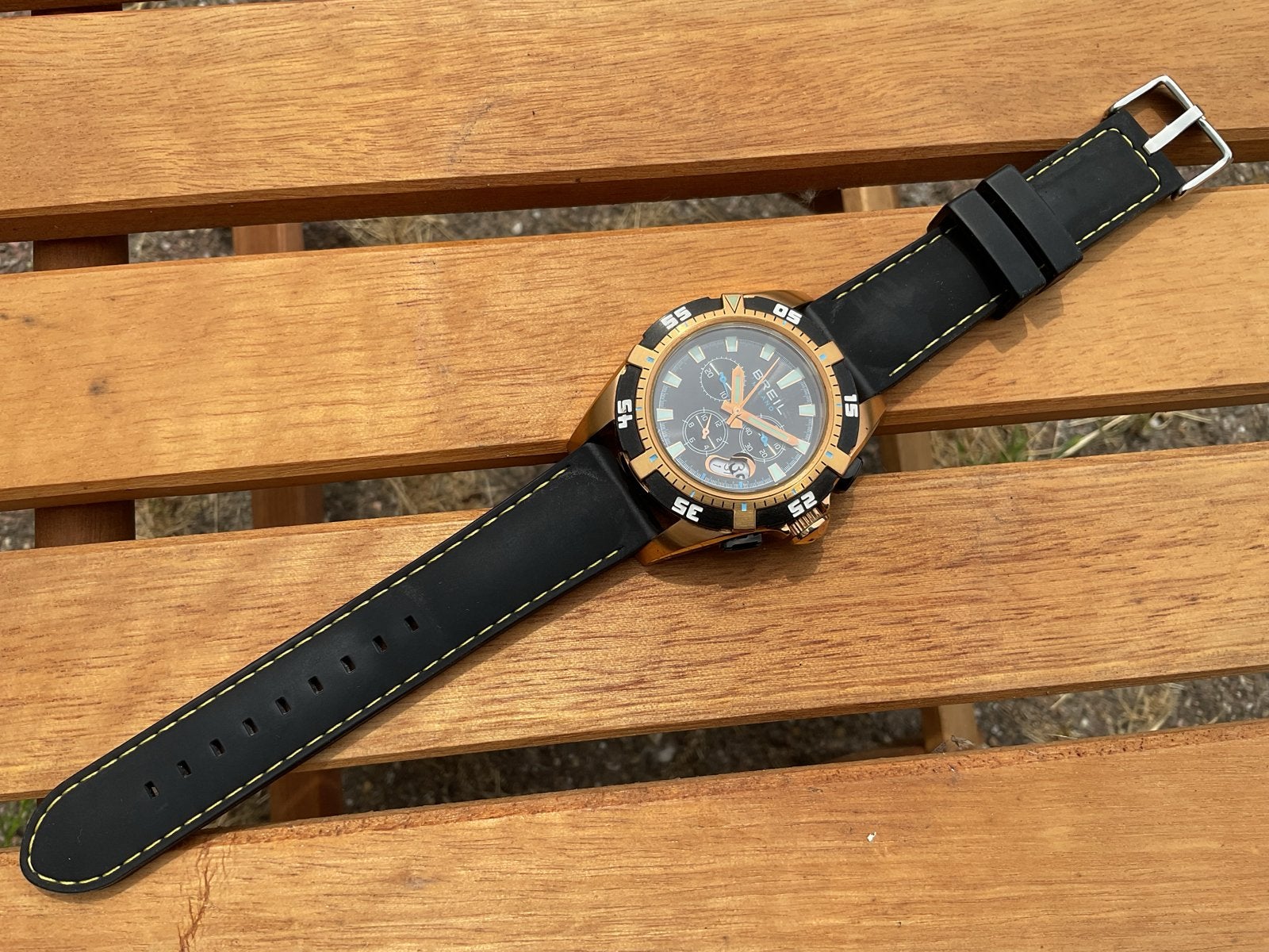 Breil Manta 1970 BWO410 Herenhorloge - 420, Overige merken, Overige materialen, Breil, Gebruikt