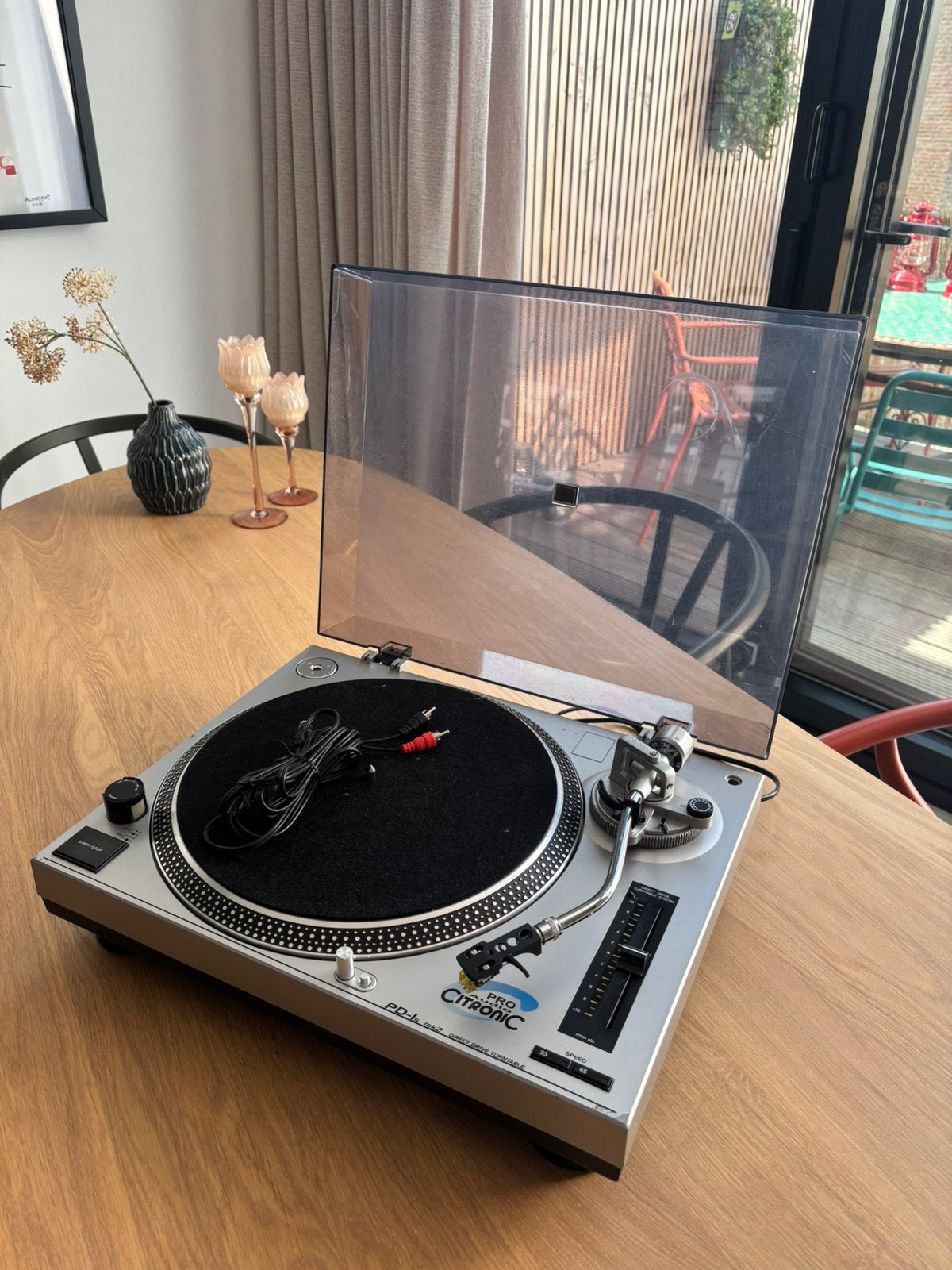 Citronic Pro Audio PD-1s mk2 Direct Drive Platenspeler, Audio, Tv en Foto, Gebruikt, Pitch-regelaar, Platenspeler, Ophalen