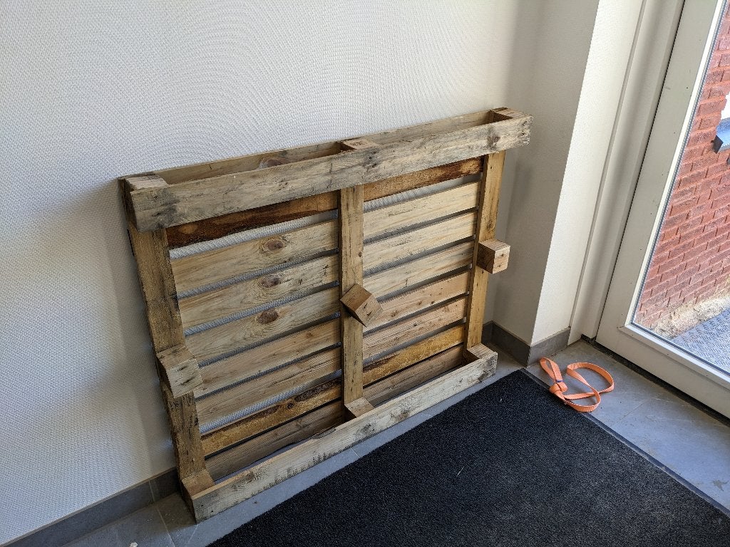 Gratis pallet, Ophalen, 50 mm of meer, Pallet, Minder dan 200 cm