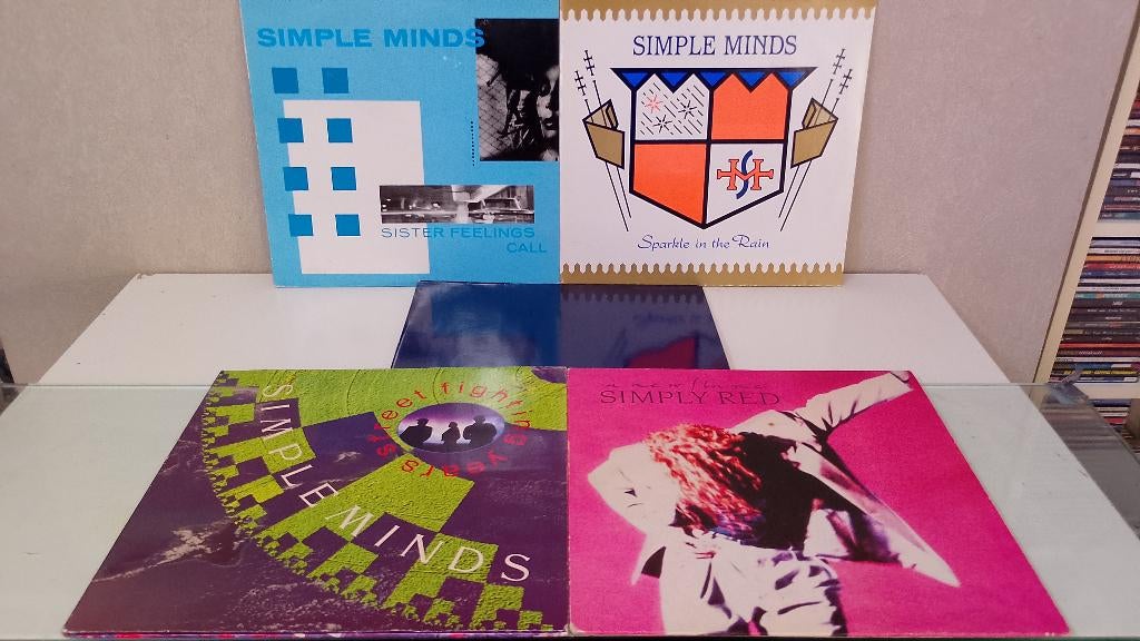 5 Simple Minds & Simple red LP'S, Ophalen of Verzenden, Gebruikt, Overige formaten