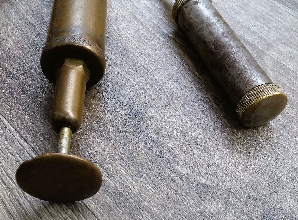 1920-1940 Industrie Auto Garage Werkplaats Oliespuit Oliekan, Ophalen of Verzenden